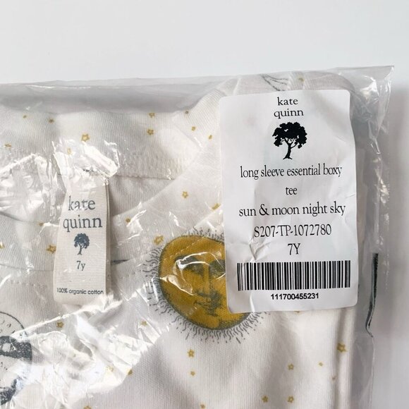 NWT Kate Quinn Organics kids tee 7 years - Picture 5 of 5